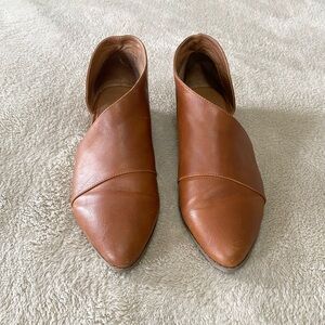 Target Universal Thread Brown Faux Leather Flats